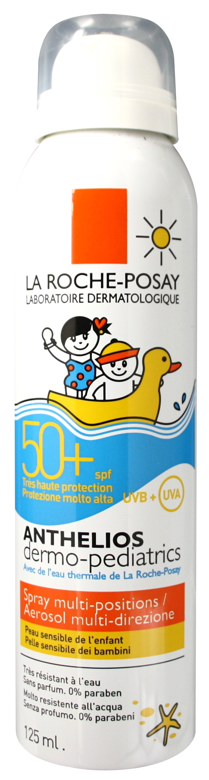 La roche-posay anthelios dermo-pediatrics spray multi-positions spf 50+ 125 ml